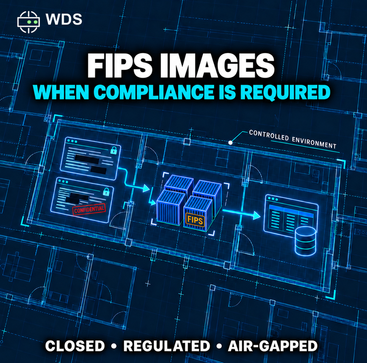 FIPS Images for Web Data Infrastructure in Closed, Regulated Environments
